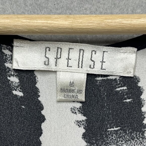 Zebra Print Sleeveless High-Low Top By Spense Size M - Picture 2 of 5